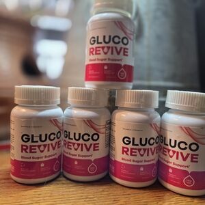 Lot Of 5 Bottles GLUCO revive Blood Sugar Support Supplement